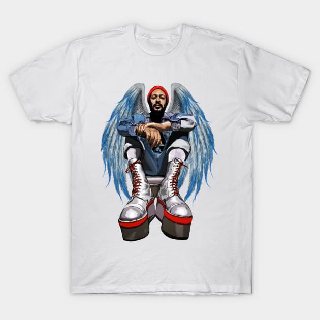 marvin gaye angel soul music T-Shirt by Illustration Planet